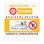 Várakozni tilos (Szerencsi Csokoládégyár KRESZ-sorozata)