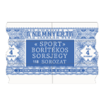 Borítékos sorsjegy előoldala  (70-es évek)