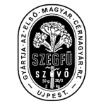 Az Újpesti Cérnagyár egyik ternékemblémája