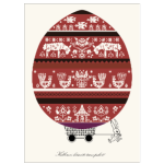 Húsvéti képeslap a 70-es években (eredeti rajz: Sz. Horváth Éva)