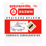 Főútvonal vége (Szerencsi Csokoládégyár KRESZ-sorozata)