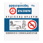 Hangjelzés tilos (Szerencsi Csokoládégyár KRESZ-sorozata)